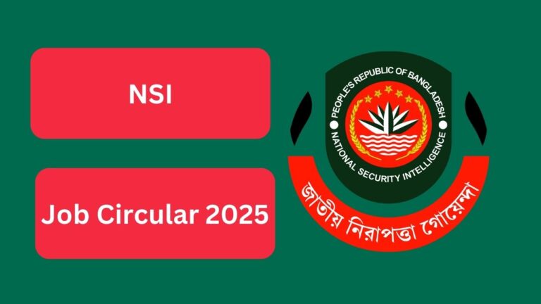 NSI Job Circular 2025